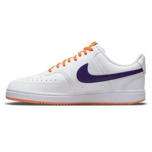 NIB NIKE COURT VISION LO NBA WHITE ELECTRIC PURPLE / CURRY SNEAKER SHOES 8.5 MEN